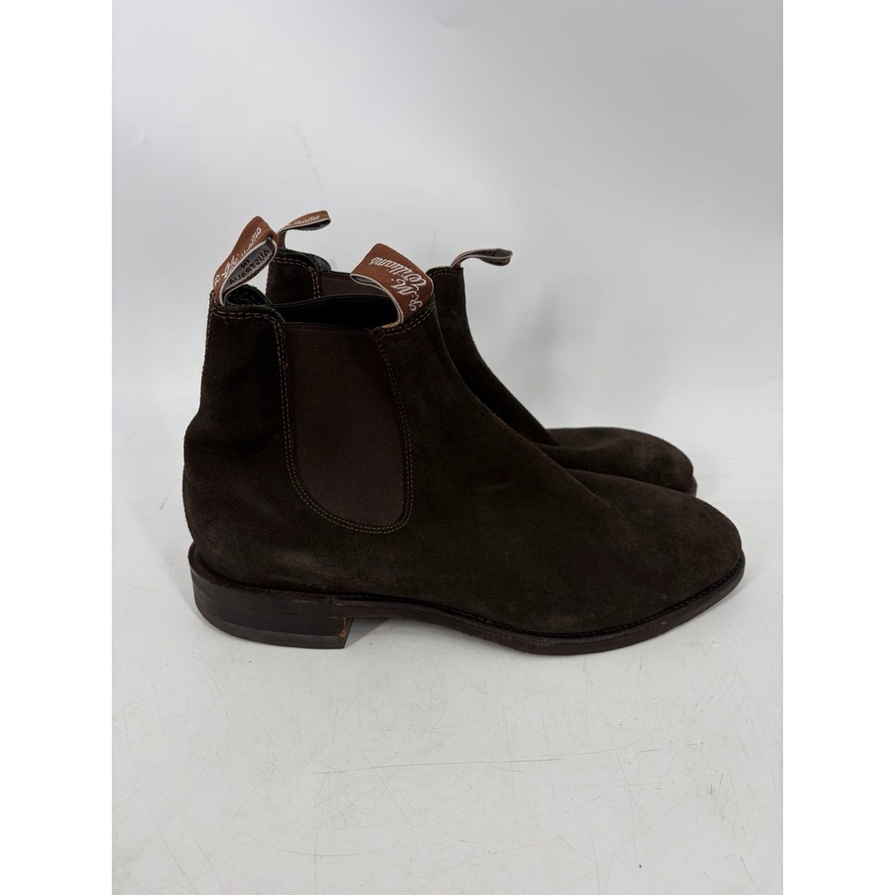 RM Williams Comfort Craftsman Boot in Chocolate Suede Size 10.5 G - Picture 8 of 16